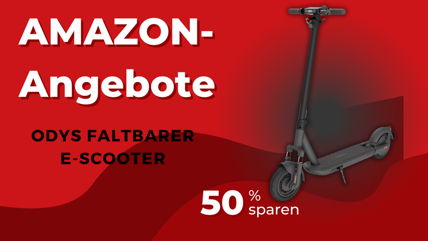 Odys Faltbarer E-Scooter NEO E100 – Jetzt 50% günstiger!