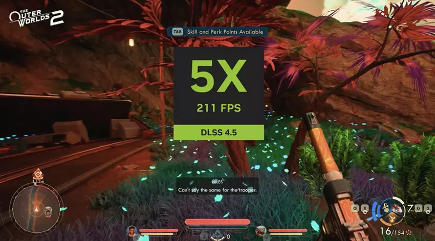 Dynamic Multi Frame Generation 6X: Erstellen zusätzlicher Frames zur Frequenzsteigerung