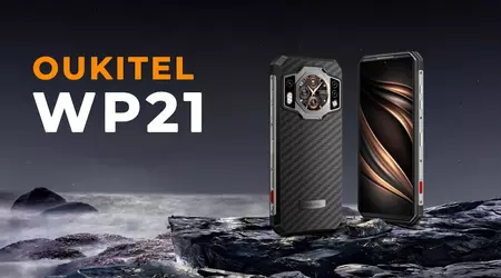 Oukitel WP21: Stoßfestes Smartphone mit zwei Bildschirmen, 9800 mAh Akku, P68/IP69K Schutz und Nachtsichtkamera