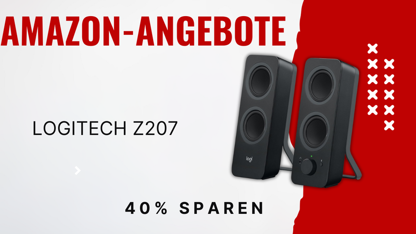 Logitech Z207 Bluetooth Lautsprecher Set – Satte 28€ Rabatt!