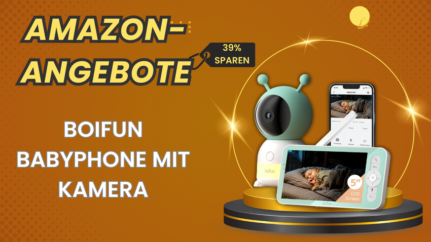 BOIFUN Babyphone mit 2K Kamera – Jetzt 85€ günstiger!