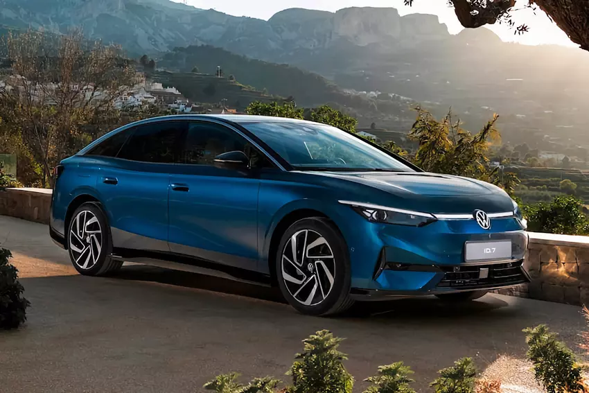 ID.7: Der elektrische Premium-Liftback von Volkswagen mit einer Reichweite von bis zu 700 km