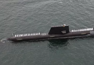 Eines der ältesten dieselelektrischen U-Boote Australiens, ...