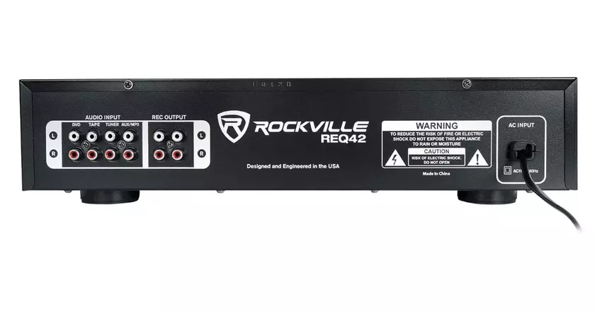 Rockville REQ42-S 2 x 21 HiFi-Equalizer für Zuhause
