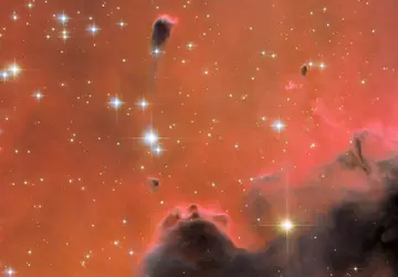 Das Hubble-Teleskop sendet Weihnachtsgrüße mit einem ...