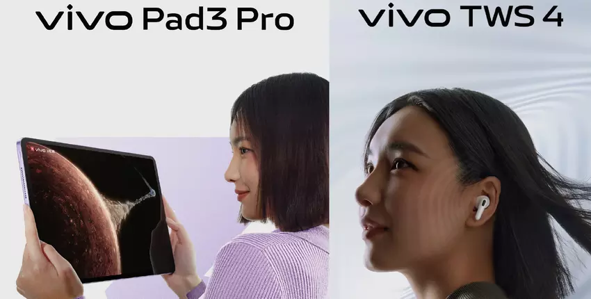 Nicht nur faltbare X Fold 3-Smartphones: vivo zeigt am 26. März auch das Pad 3 Pro-Tablet und TWS-Kopfhörer im Design der AirPods Pro