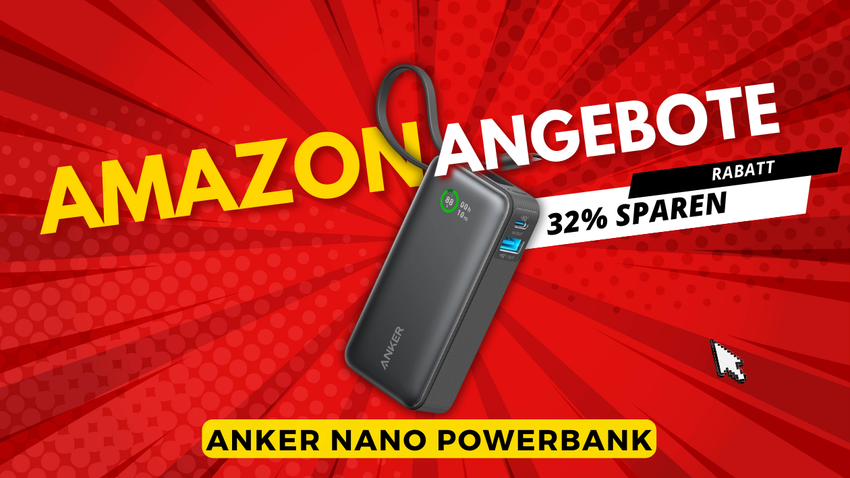 Anker Nano Powerbank mit integriertem Kabel – Jetzt 16€ günstiger!