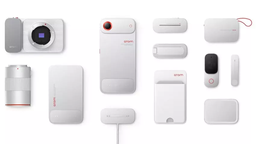 Tecno: minimalistisches Design Atom