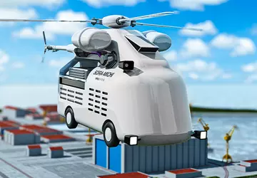 SORA-MICHI: Konzeptfahrzeug mit Hubschrauberfähigkeiten kann Waren ...