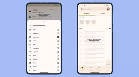 Eine neue Funktion von Google Drive: Dateien nach Kategorien klassifizieren
