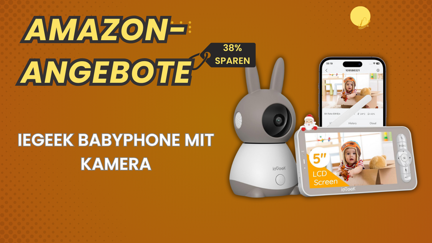 ieGeek 2K Babyphone mit Kamera – Premium-Überwachung jetzt 75€ günstiger!