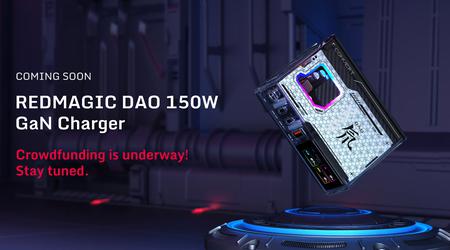 Red Magic DAO GaN: 150W transparentes Ladegerät mit vier Anschlüssen, LCD-Display, RGB-Beleuchtung und Bluetooth zum Preis eines Smartphones