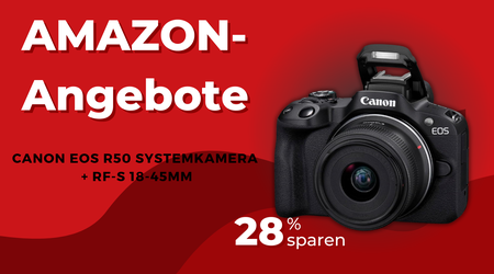 Canon EOS R50 mit RF-S 18-45mm Objektiv – Sparen Sie 264€ beim Kamera-Set!