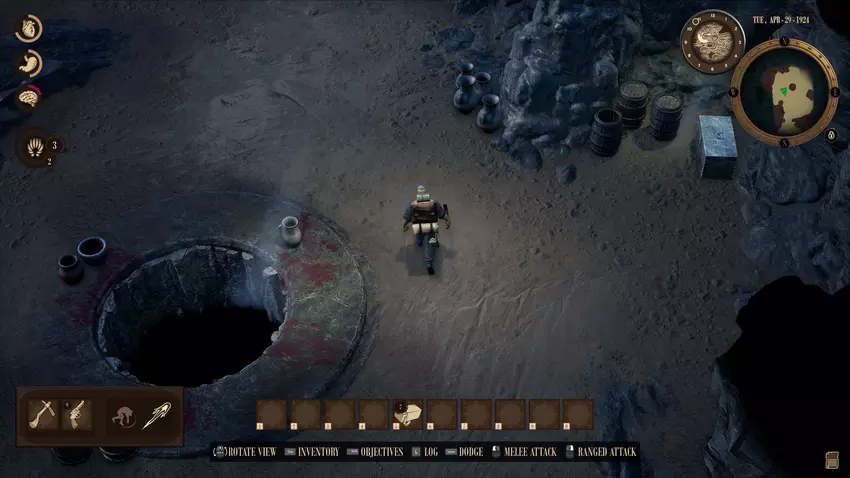 Erkundung der Höhle