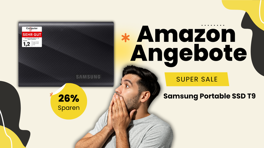 Samsung Portable SSD T9 mit 4TB Speicher – Jetzt 26% günstiger