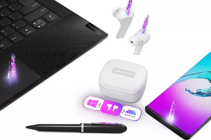 Lenovo Smart Wireless Earbuds: TWS-Kopfhörer mit ANC, IPX4-Schutz und Dual-Device-Pairing