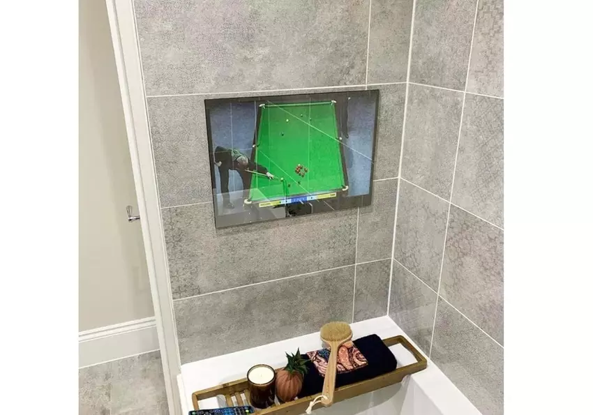 Soulaca 32 Badezimmerspiegel mit Fernseher