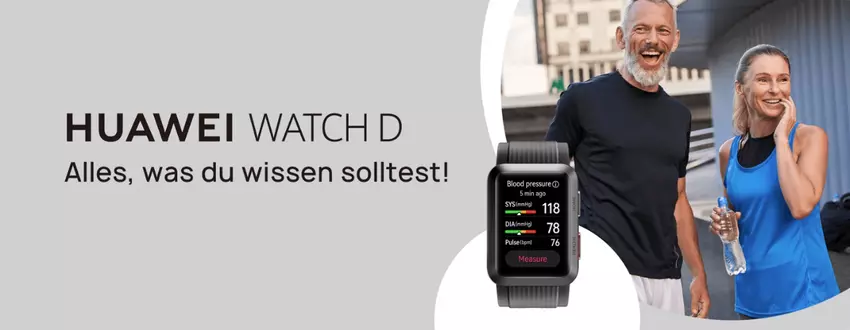 Huawei Watch D mit Blutdruckfunktion, EKG-Sensor und Luftfahrt-Aluminiumgehäuse erstmals in Europa vorgestellt