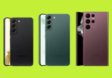 Frühere Google Pixel-Smartphones: Samsung Galaxy S22, ...