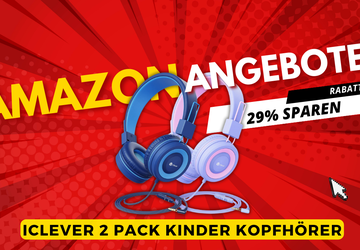 iClever Kinder Kopfhörer 2er-Pack – Sparen ...