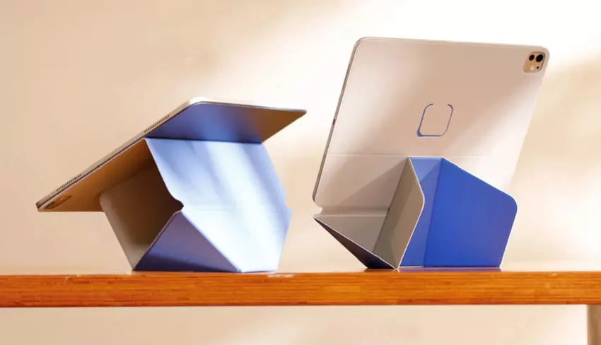 Origami des XXI Jahrhunderts: Dynamic Folio, eine ungewöhnliche iPad-Hülle, die es ermöglicht, das Tablet in mehr als zwanzig Positionen zu befestigen, wird vorgestellt