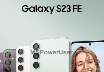 Samsung Galaxy S23 FE auf einem ...