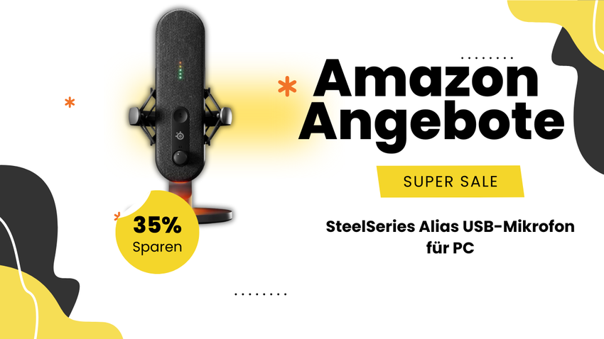 SteelSeries Alias USB Gaming Mikrofon – Spare jetzt 70€!
