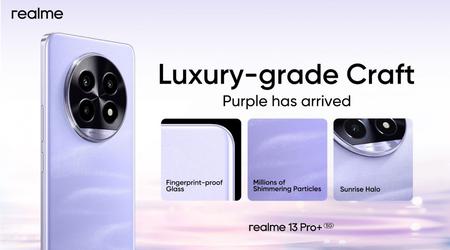 Realme 13 Pro+ mit der neuen Farbe Monet Purple kommt nach Indien