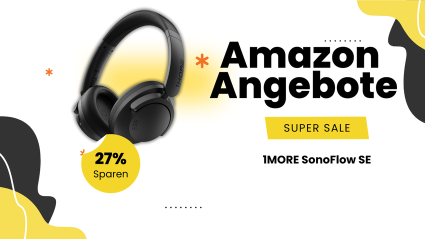 1MORE SonoFlow SE Kopfhörer – Spare jetzt 16€!