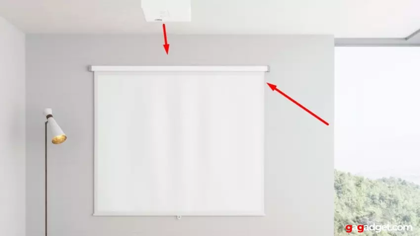 beste motorisierte Beamer-Leinwand