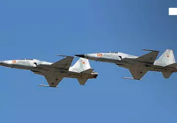 Northrop F-5 Tiger-Kampfflugzeug in der Türkei ...