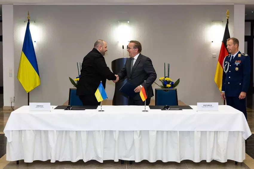 Rustam Umerov und Boris Pistorius. Illustration: Ministerium für Verteidigung der Ukraine