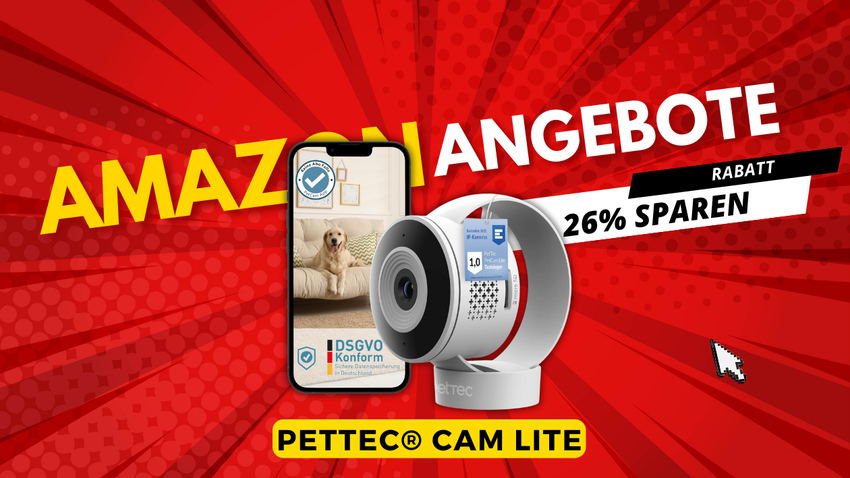 PetTec Cam Lite Überwachungskamera – Jetzt 10€ günstiger!