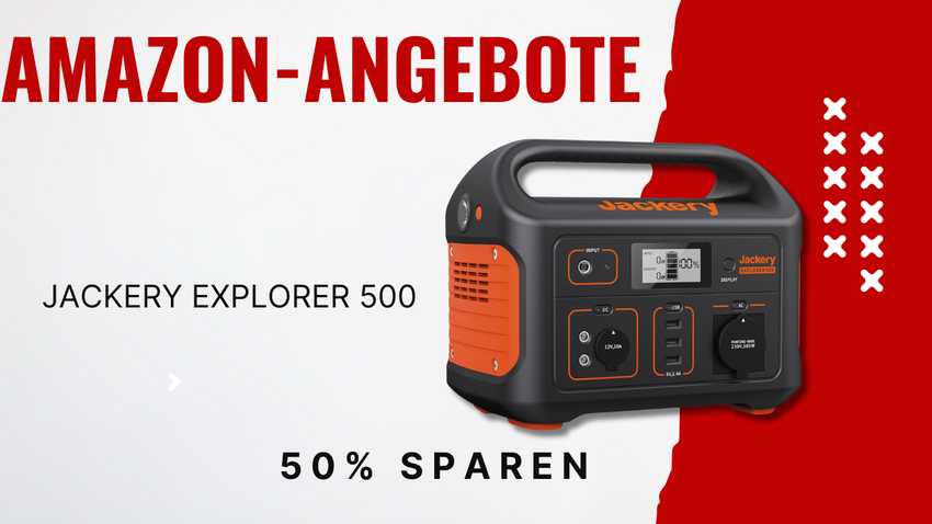 Jackery Explorer 500 Powerstation – Sensationeller 50% Rabatt!
