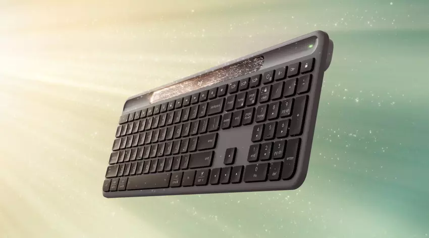 Keine Kabel, keine Batterien: Logitech hat eine Tastatur mit einem integrierten Solarpanel auf den Markt gebracht.