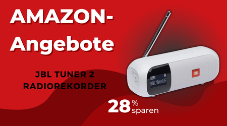 JBL Tuner 2 Radiorekorder – Jetzt 31€ sparen beim portablen DAB+ Radio!