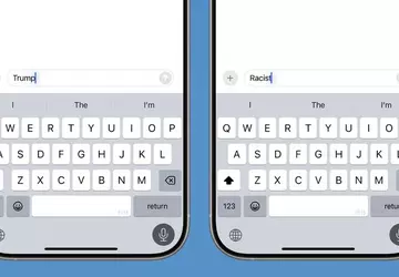 Seltsamer iPhone-Bug: Diktieren Sie das Wort ...