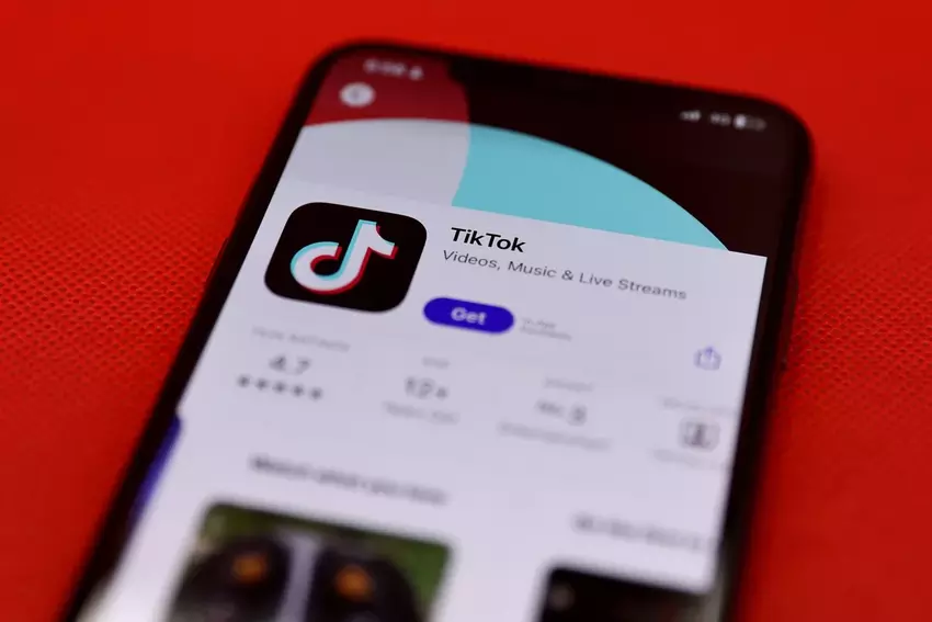 Die TikTok-App für IOS. Illustration: Bloomberg