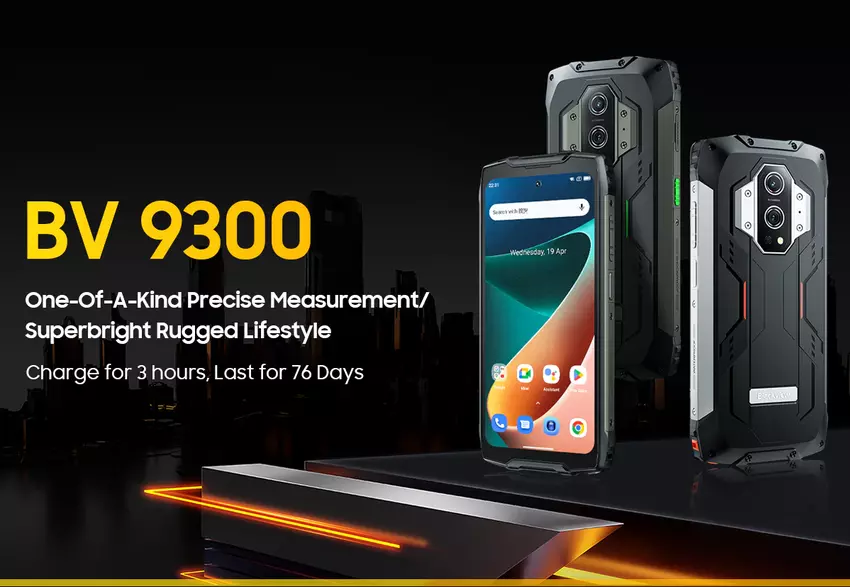 Blackview BV9300 - 15.080mAh, 21GB RAM, Laser-Entfernungsmesser und robustes Gehäuse für $220