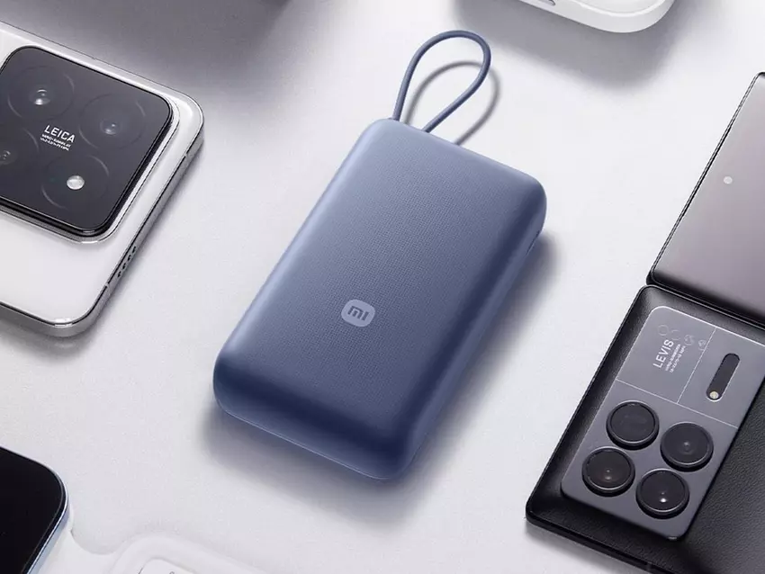 Xiaomi hat eine 20000mAh Power Bank mit integriertem Kabel und Schnellladung für $22 vorgestellt