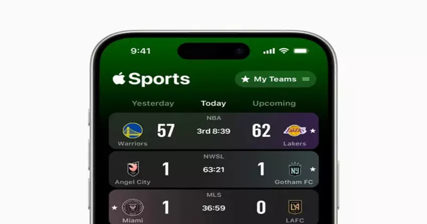 Apple startet Apple Sports App mit Ergebnissen von Sportwetten