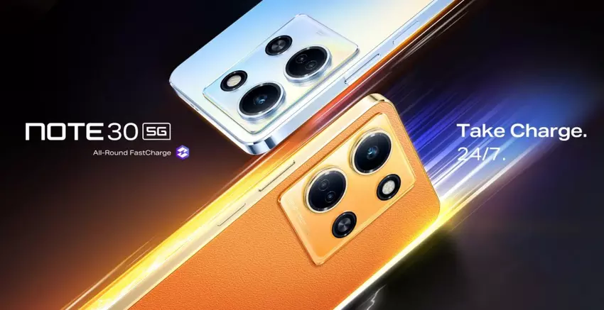 Infinix Note 30 5G - Dimensity 6080, 120Hz Display, 108MP NFC Kamera und Android 13