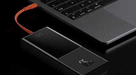 Baseus 20.000 mAh Akku mit 65W Leistung und integriertem USB-C Kabel ist auf Amazon mit 17% Rabatt erhältlich