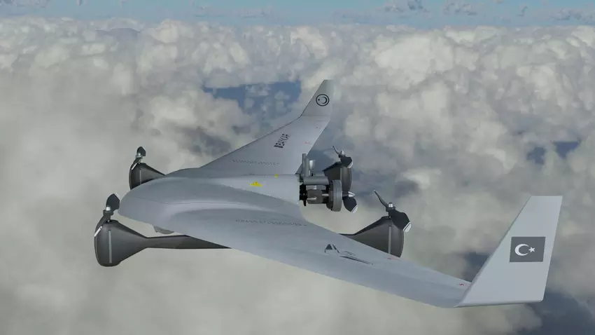 Baykar testet neue Bayraktar VTOL-Drohne für Flaggschiff-Flugzeugträger Anadolu