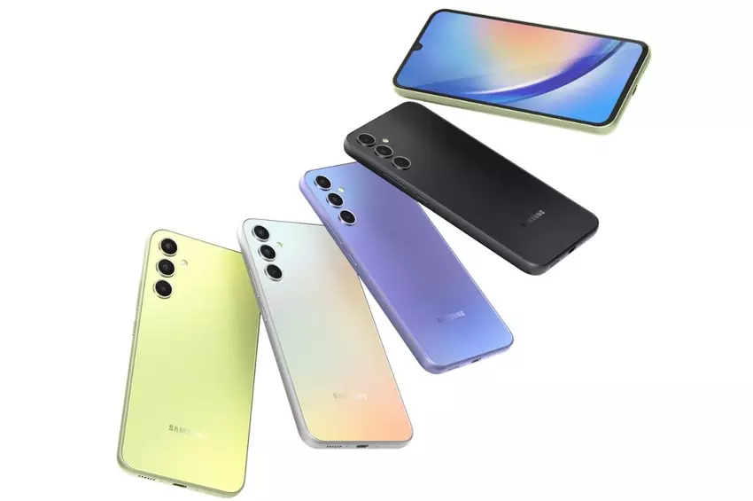 Samsung Galaxy A34 hat begonnen, neue Software in europäischen Ländern zu erhalten