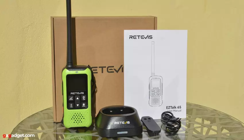 Retevis EzTalk 5 GPS GMRS Walkie-Talkie