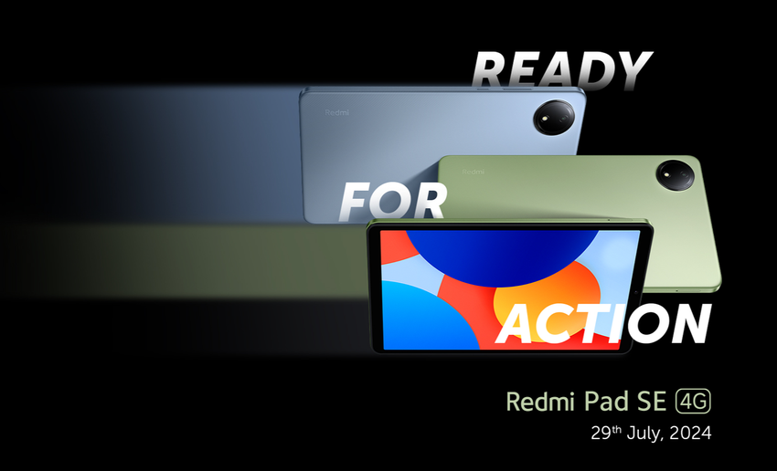 Es ist offiziell: Xiaomi wird das Redmi Pad SE 4G Tablet am 29. Juli vorstellen