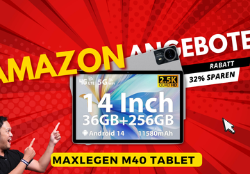 MAXLEGEN M40 Android 14 Tablet mit ...