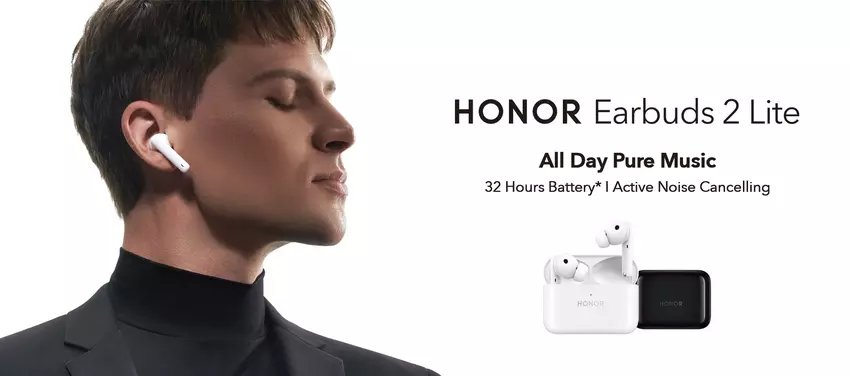 Weltpremiere der Honor Earbuds 2 Lite auf AliExpress: TWS-Kopfhörer mit ANC, Bluetooth 5.2, einer Akkulaufzeit von bis zu 32 Stunden und einem Aktionspreis - 55 Dollar