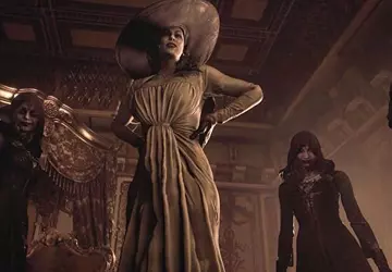 Resident Evil Village mit erweiterten Untertiteleinstellungen